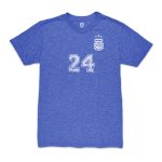 enzo fernández argentina national team 1863fc player vintage tri-blend t-shirt – blue Collection – Brazil World Cup Jerseys and T-Shirts