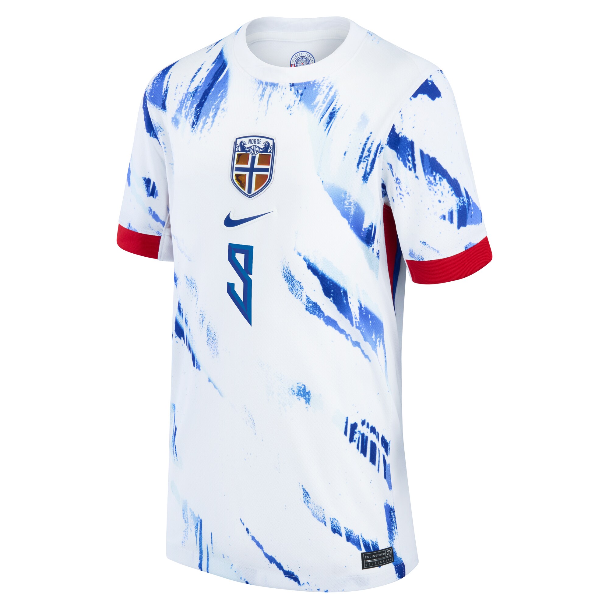 erling haaland norway national team nike youth 2024 away replica jersey – white Collection – Brazil World Cup Jerseys and T-Shirts