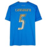 fabio cannavaro italy national team autographed fanatics authentic 2022-23 blue home puma jersey – bas Collection – Brazil World Cup Jerseys and T-Shirts