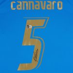 fabio cannavaro italy national team autographed fanatics authentic 2022-23 blue home puma jersey – bas Collection – Brazil World Cup Jerseys and T-Shirts
