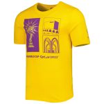 fifa world cup qatar 2022 around the world t-shirt – yellow Collection – Brazil World Cup Jerseys and T-Shirts