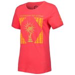 fifa world cup qatar 2022 women8217s trophy t-shirt – coral Collection – Brazil World Cup Jerseys and T-Shirts