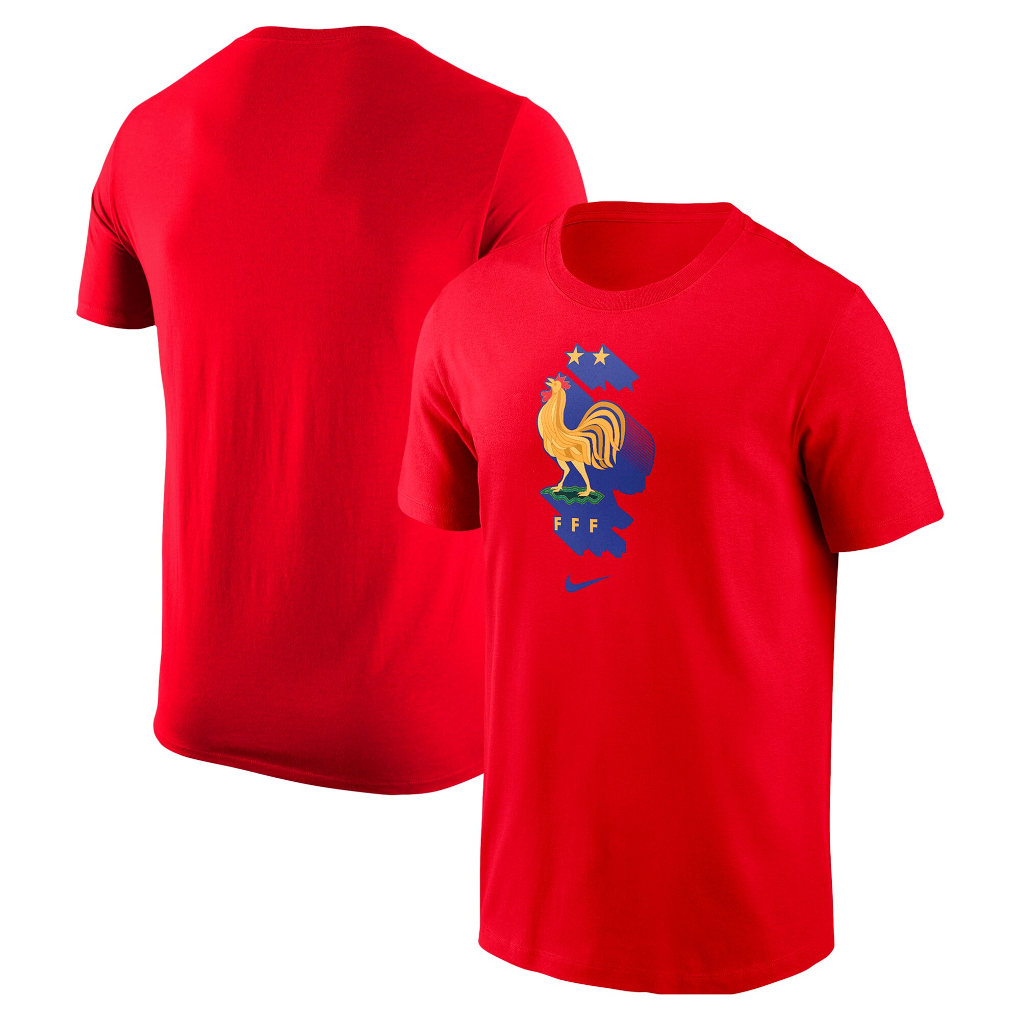 france national team nike crest core t-shirt – red Collection – Brazil World Cup Jerseys and T-Shirts