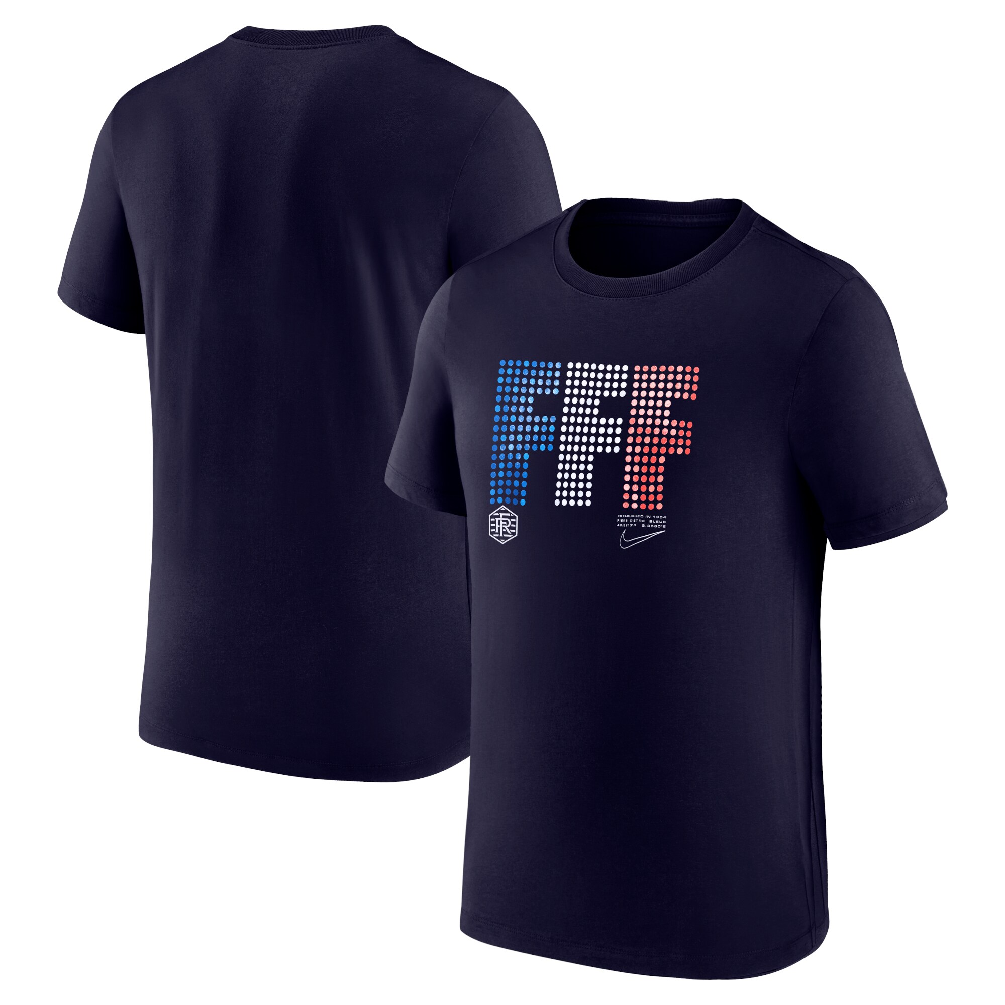 france national team nike lights t-shirt – navy Collection – Brazil World Cup Jerseys and T-Shirts