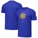 france national team nike localized core cotton t-shirt – royal Collection – Brazil World Cup Jerseys and T-Shirts