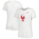 france national team nike women8217s club crest t-shirt – white Collection – Brazil World Cup Jerseys and T-Shirts