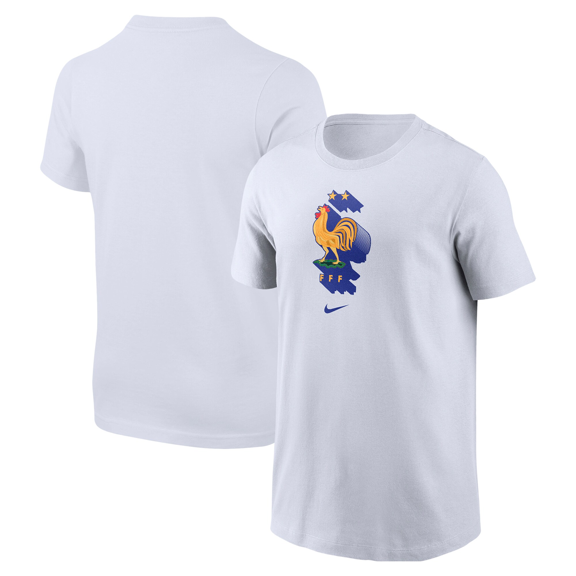 france national team nike youth crest core t-shirt – white Collection – Brazil World Cup Jerseys and T-Shirts