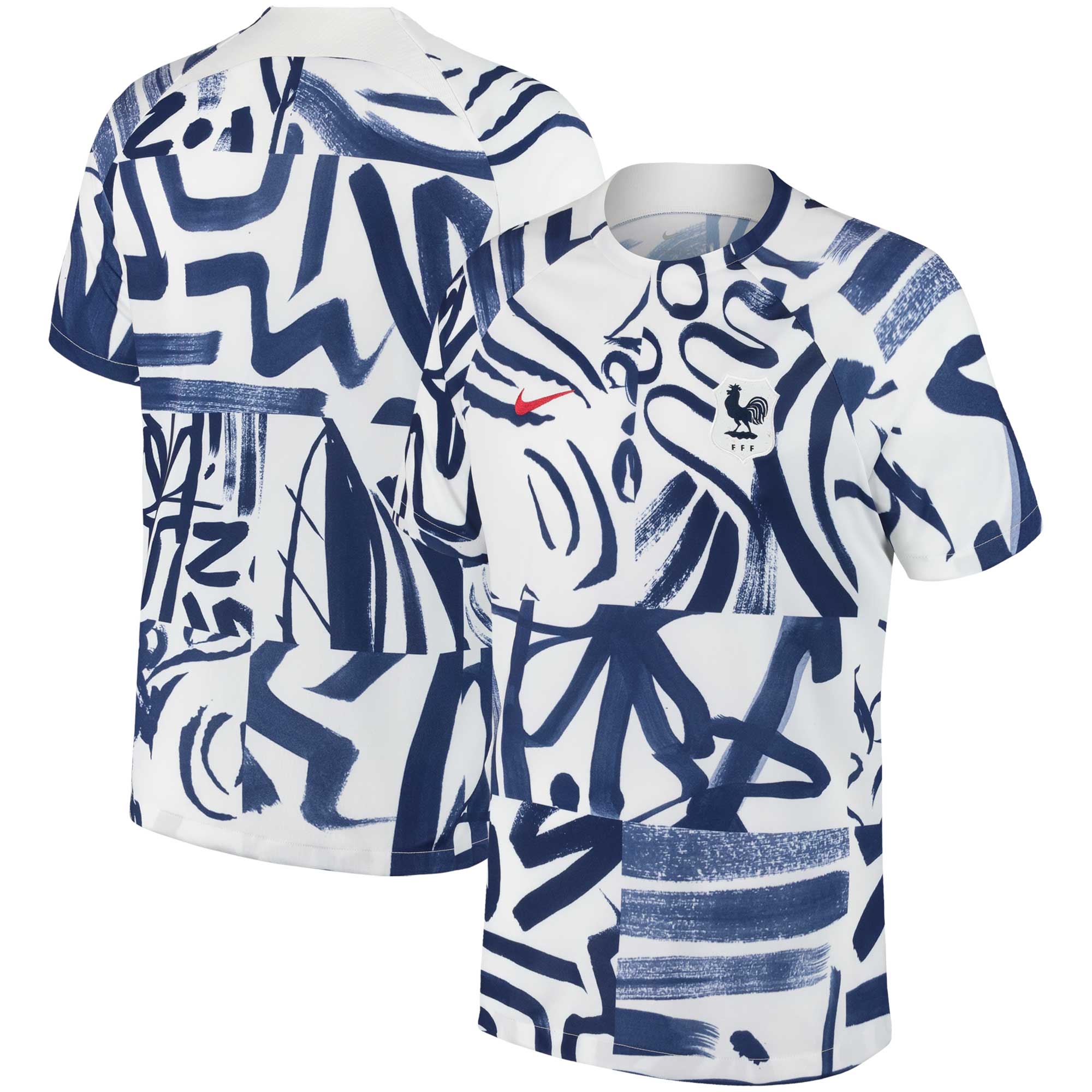 france women8217s national team nike 2023 academy pro pre-match top – white Collection – Brazil World Cup Jerseys and T-Shirts