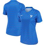 france women8217s national team nike women8217s 202223 away pre-match performance top – blue Collection – Brazil World Cup Jerseys and T-Shirts