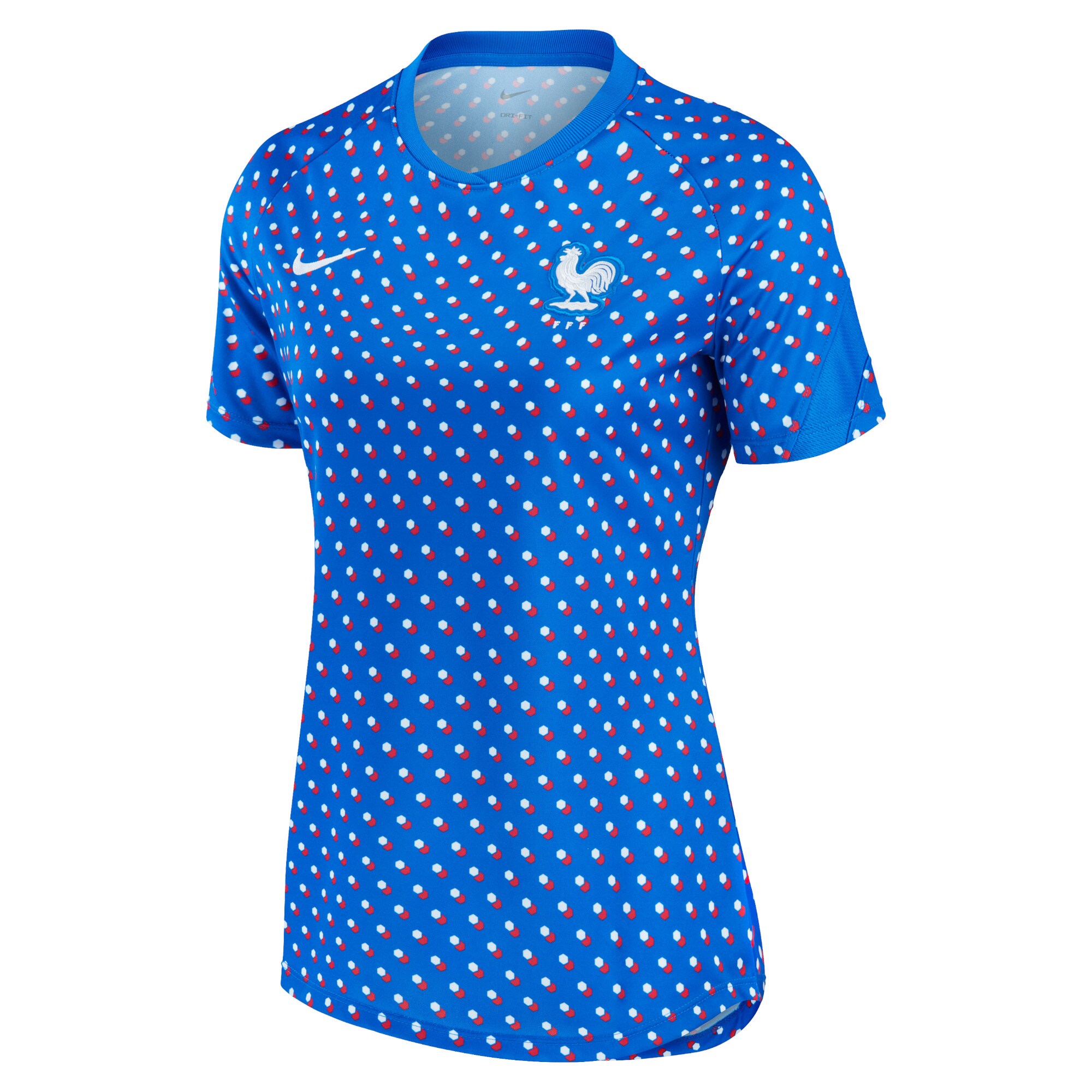 france women8217s national team nike women8217s 202223 away pre-match performance top – blue Collection – Brazil World Cup Jerseys and T-Shirts