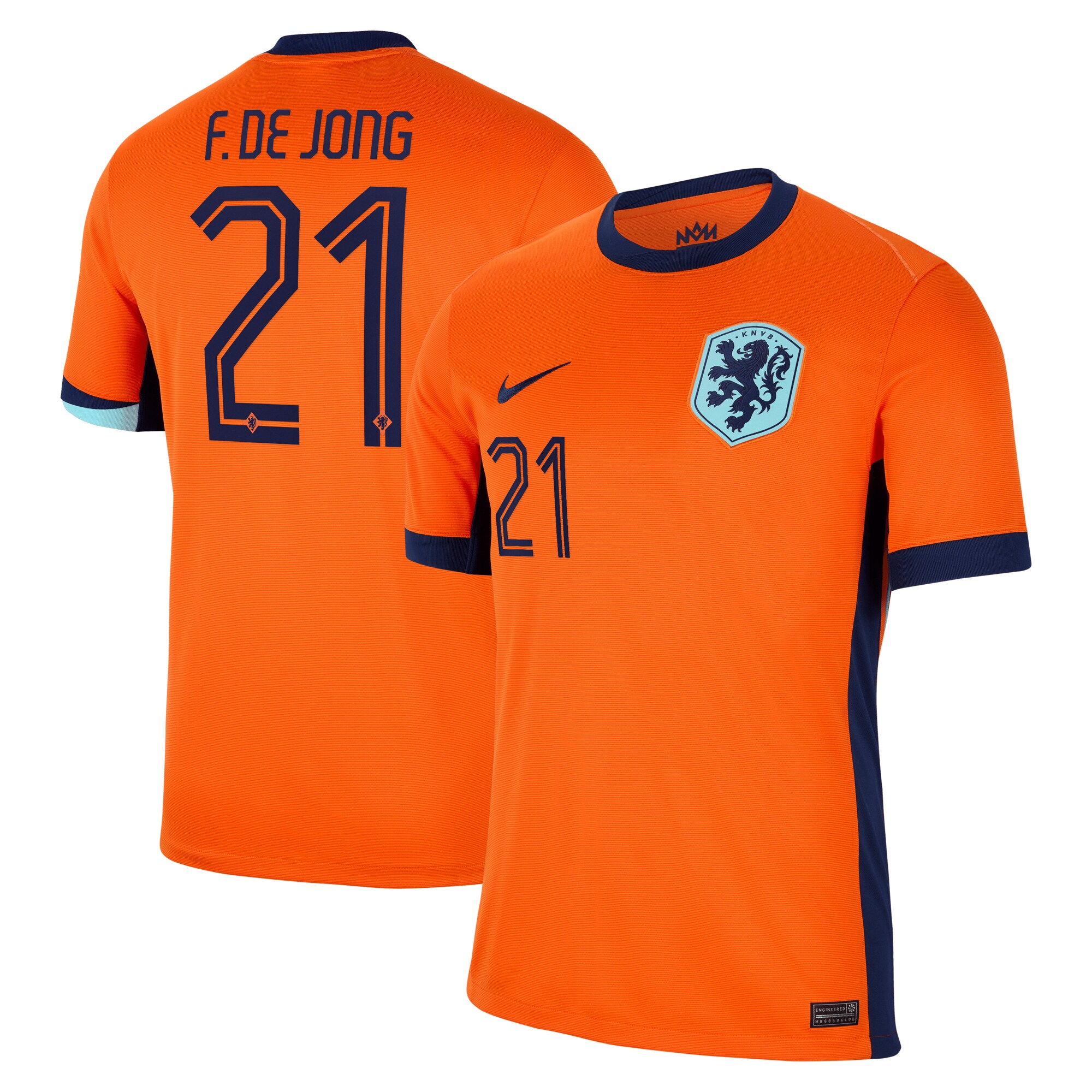 frenkie de jong netherlands national team nike 2024 home replica jersey – orange Collection – Brazil World Cup Jerseys and T-Shirts