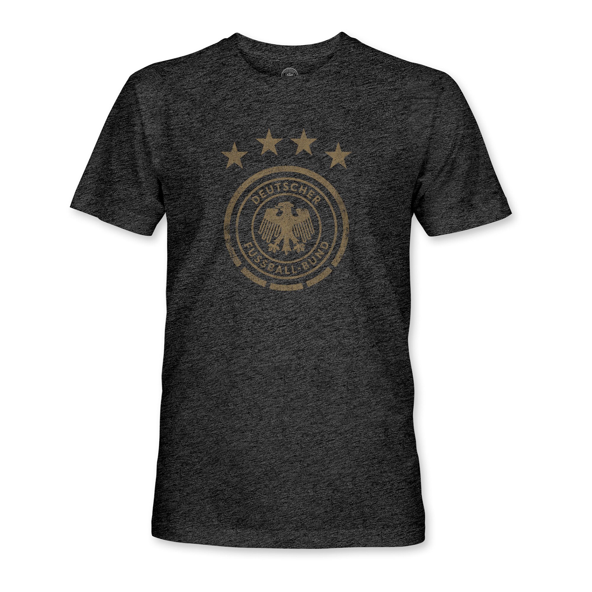 germany national team 1863fc mono badge vintage tri-blend t-shirt – heather black Collection – Brazil World Cup Jerseys and T-Shirts