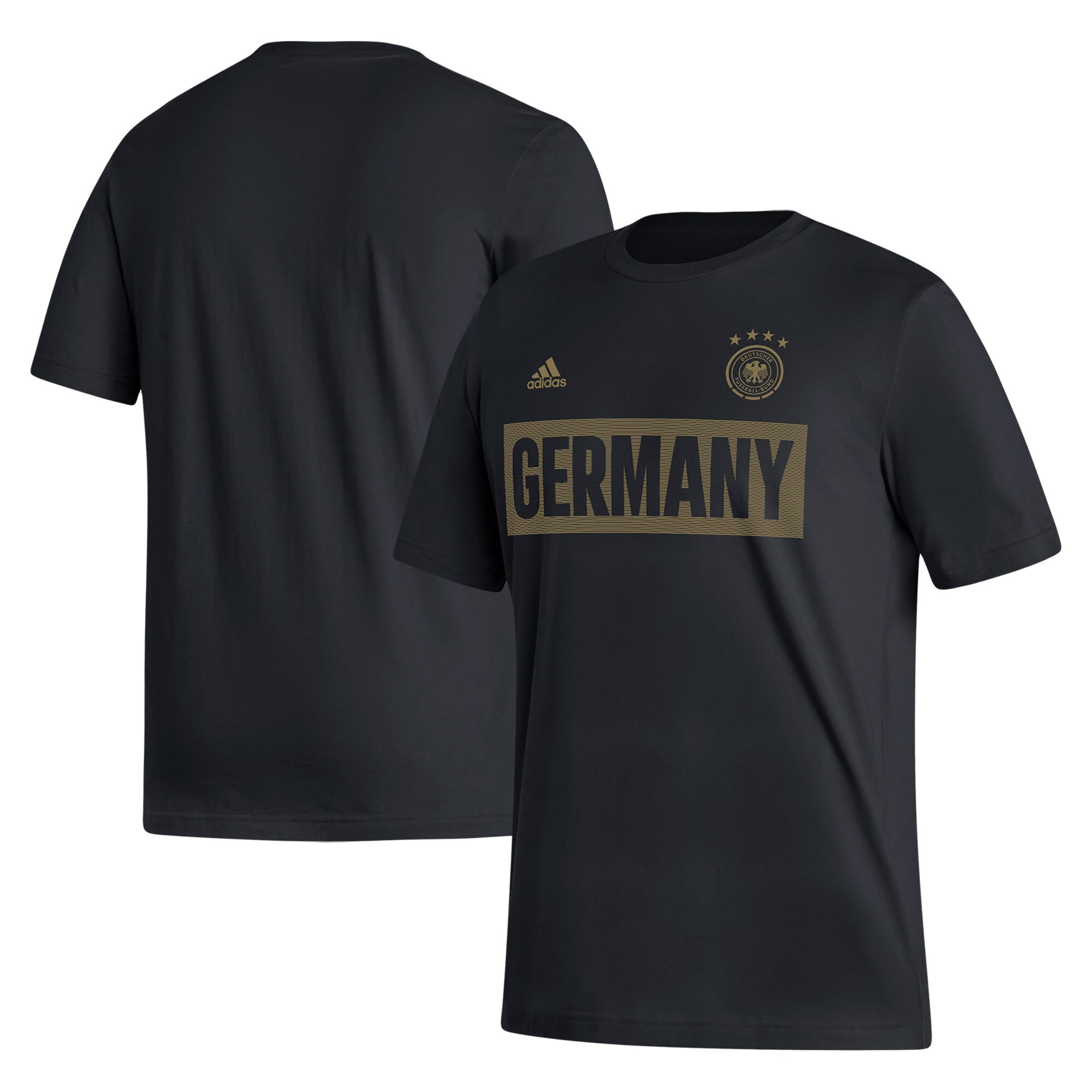germany national team adidas culture bar t-shirt – black Collection – Brazil World Cup Jerseys and T-Shirts