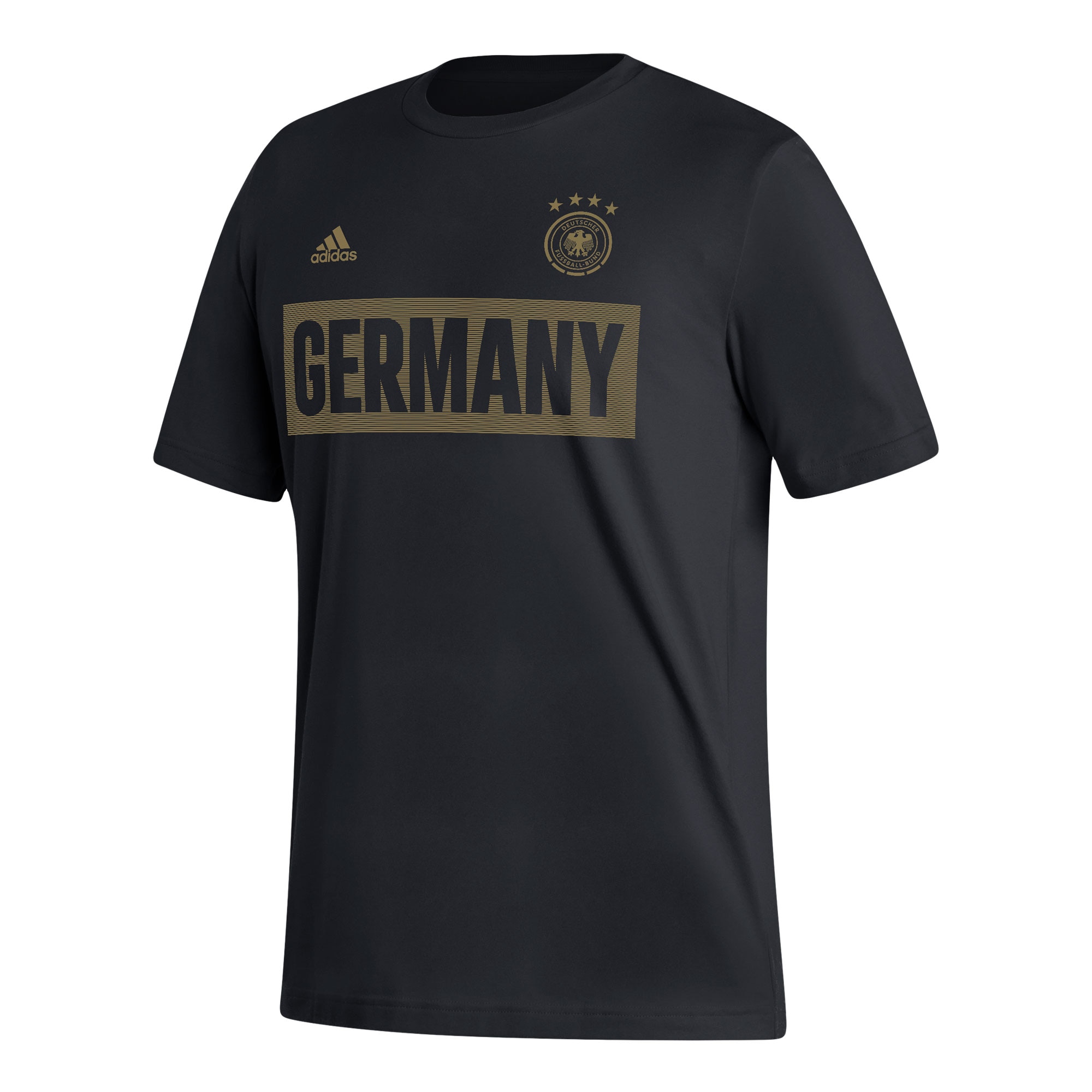 germany national team adidas culture bar t-shirt – black Collection – Brazil World Cup Jerseys and T-Shirts