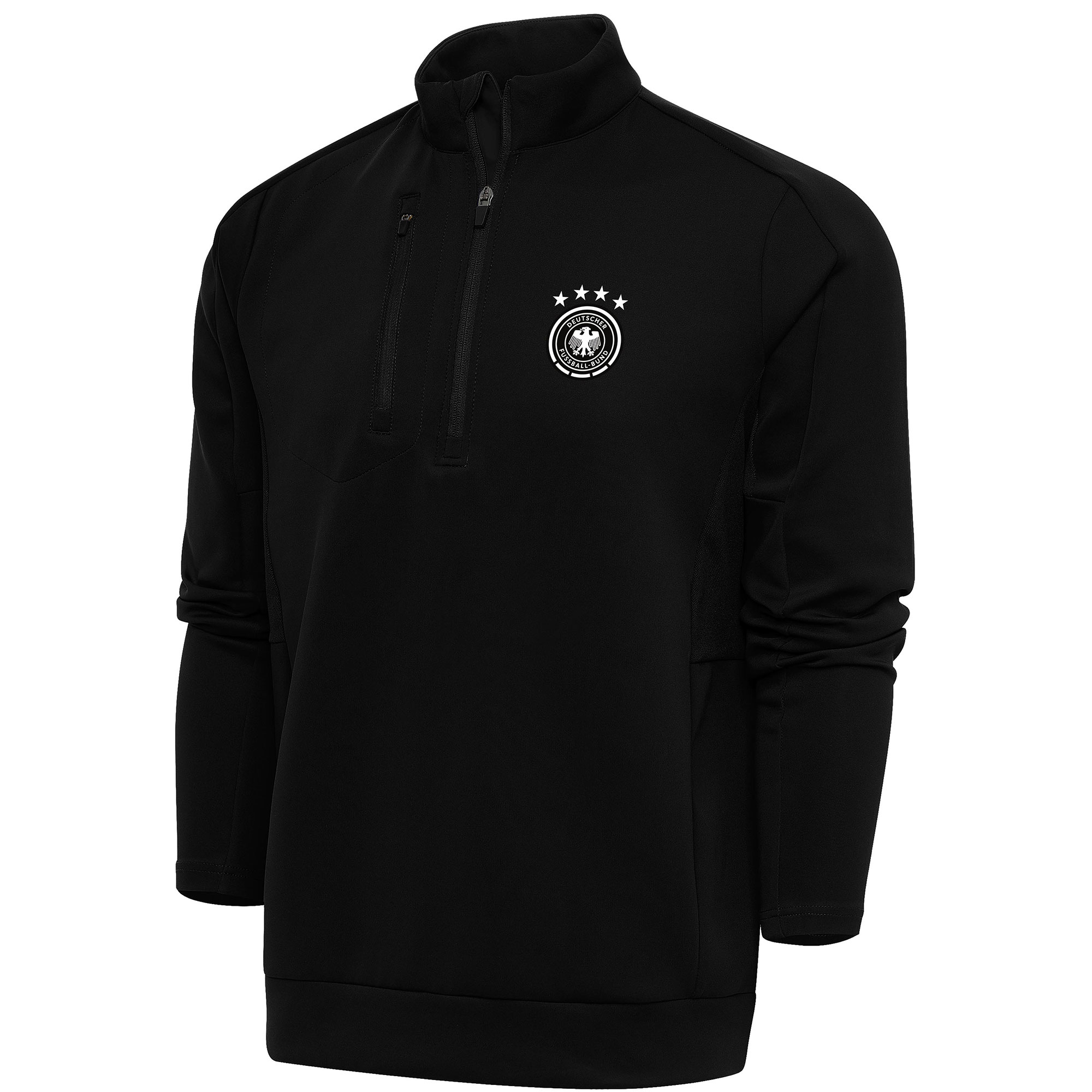 germany national team genesis quarter-zip pullover – black Collection – Brazil World Cup Jerseys and T-Shirts