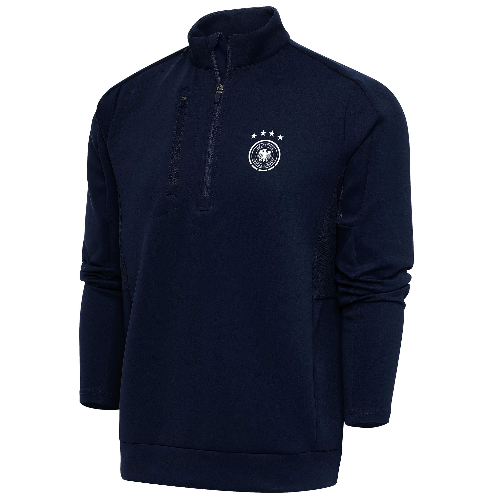 germany national team genesis quarter-zip pullover – navy Collection – Brazil World Cup Jerseys and T-Shirts