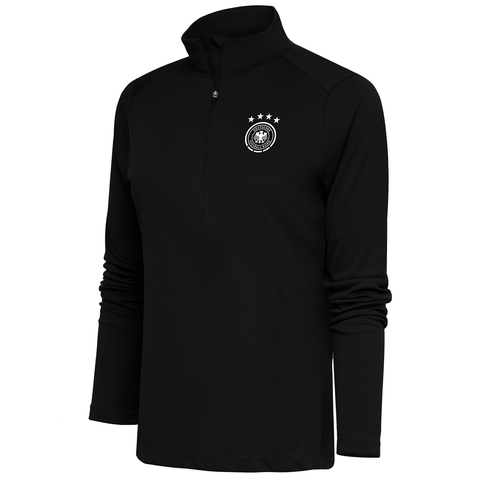 germany national team women8217s statement half-zip pullover – black Collection – Brazil World Cup Jerseys and T-Shirts