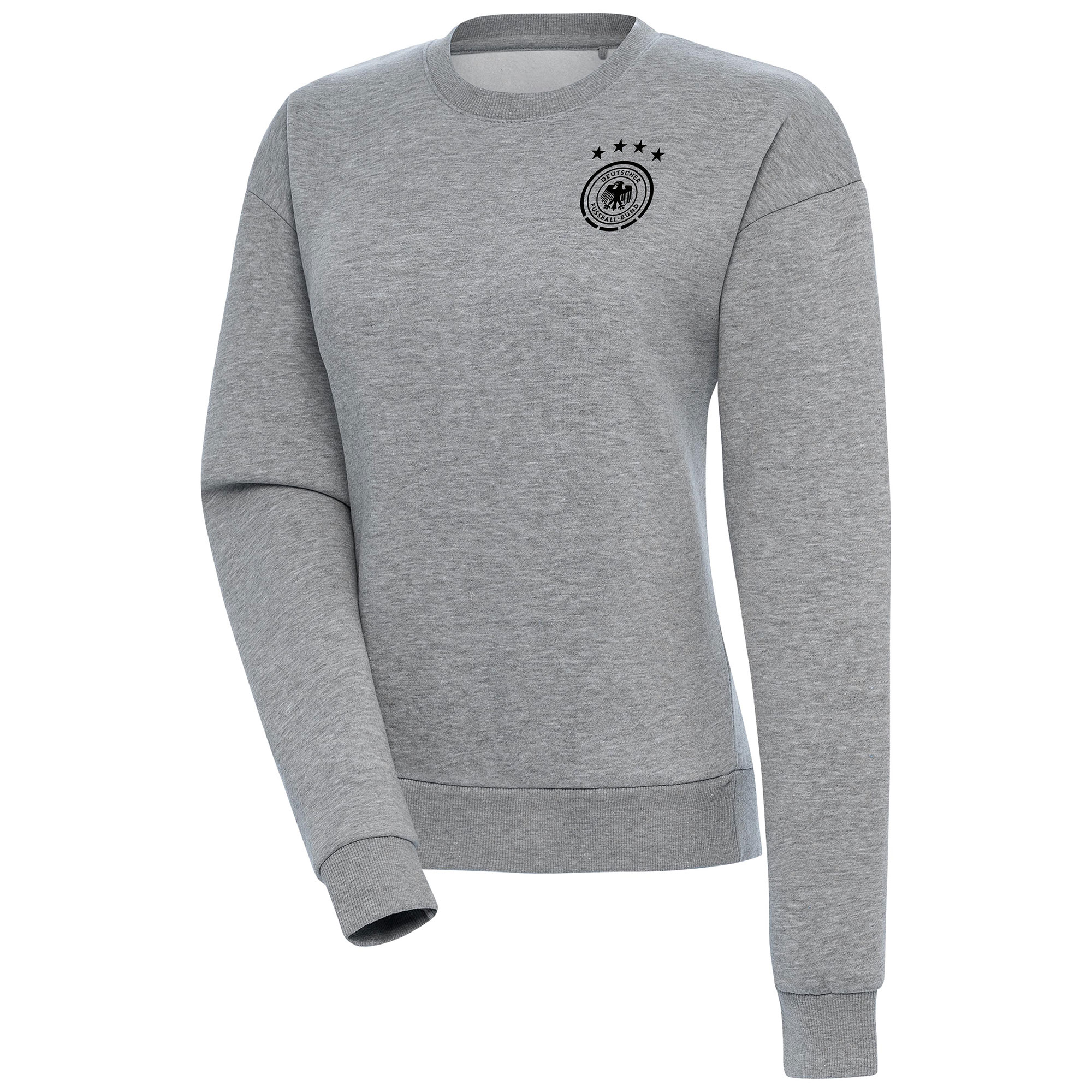 germany national team women8217s takeover crewneck pullover sweatshirt – heather gray Collection – Brazil World Cup Jerseys and T-Shirts