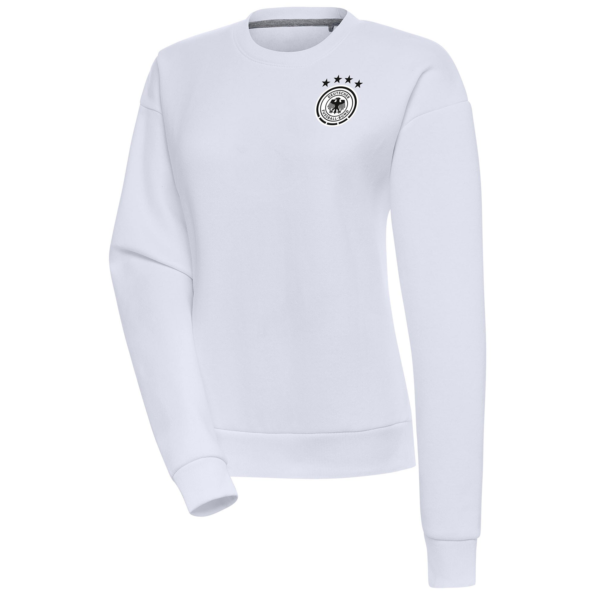 germany national team women8217s takeover crewneck pullover sweatshirt – white Collection – Brazil World Cup Jerseys and T-Shirts