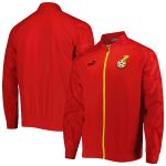 ghana national team puma pre-match raglan full-zip training jacket – red Collection – Brazil World Cup Jerseys and T-Shirts