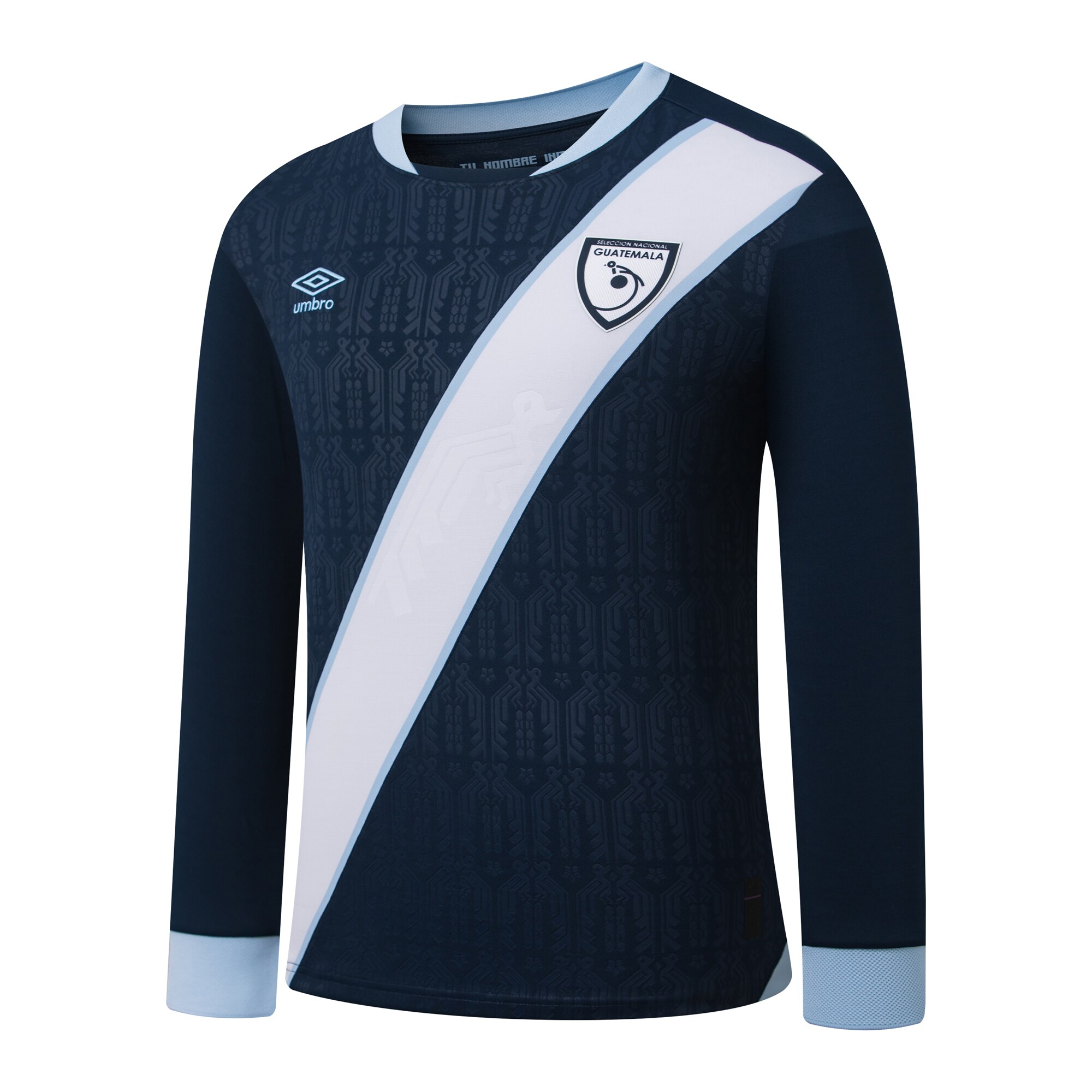 guatemala national team umbro 2025 away replica long sleeve jersey – navy Collection – Brazil World Cup Jerseys and T-Shirts