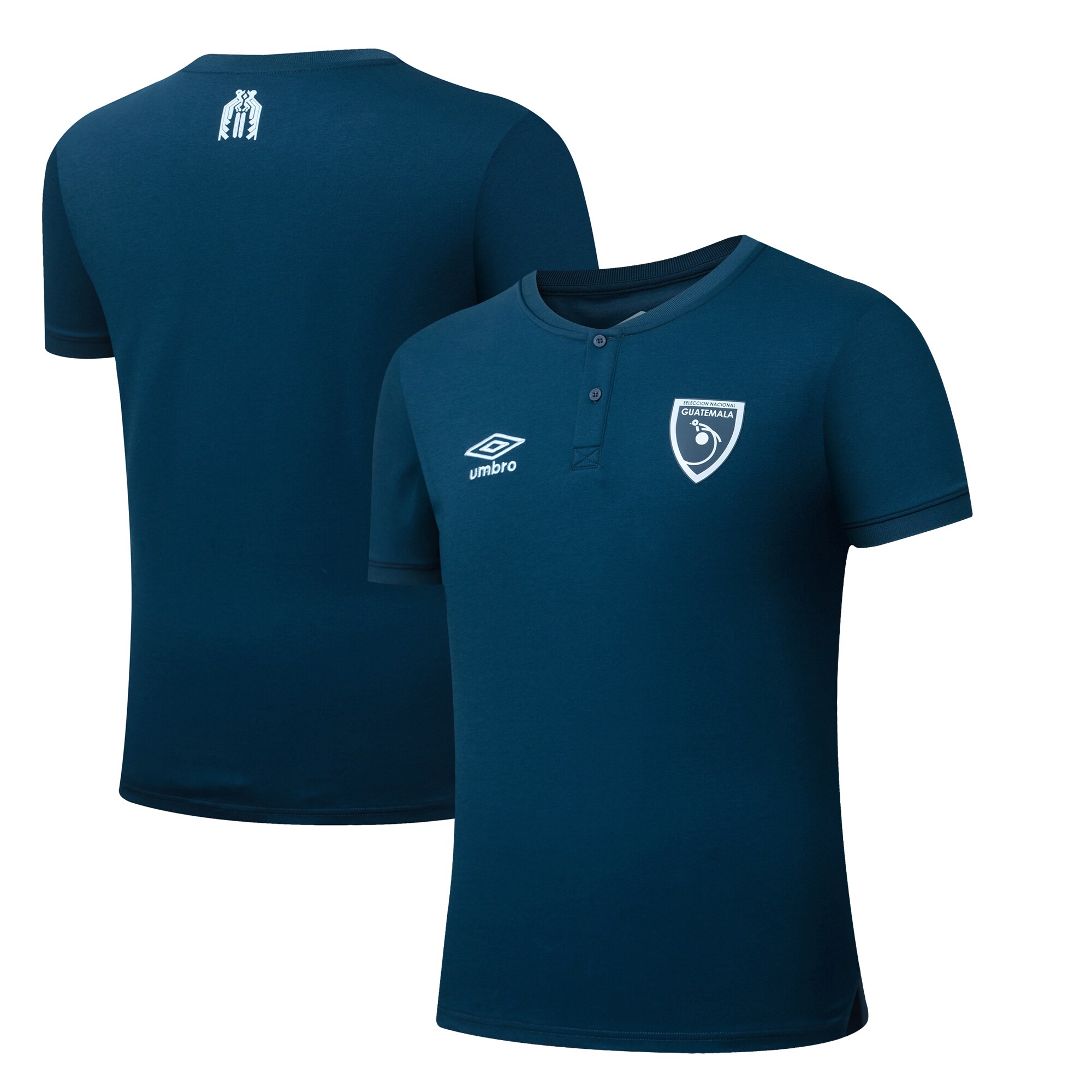 guatemala national team umbro 2025 crew neck polo – navy Collection – Brazil World Cup Jerseys and T-Shirts