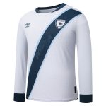 guatemala national team umbro 2025 home replica long sleeve jersey – white Collection – Brazil World Cup Jerseys and T-Shirts