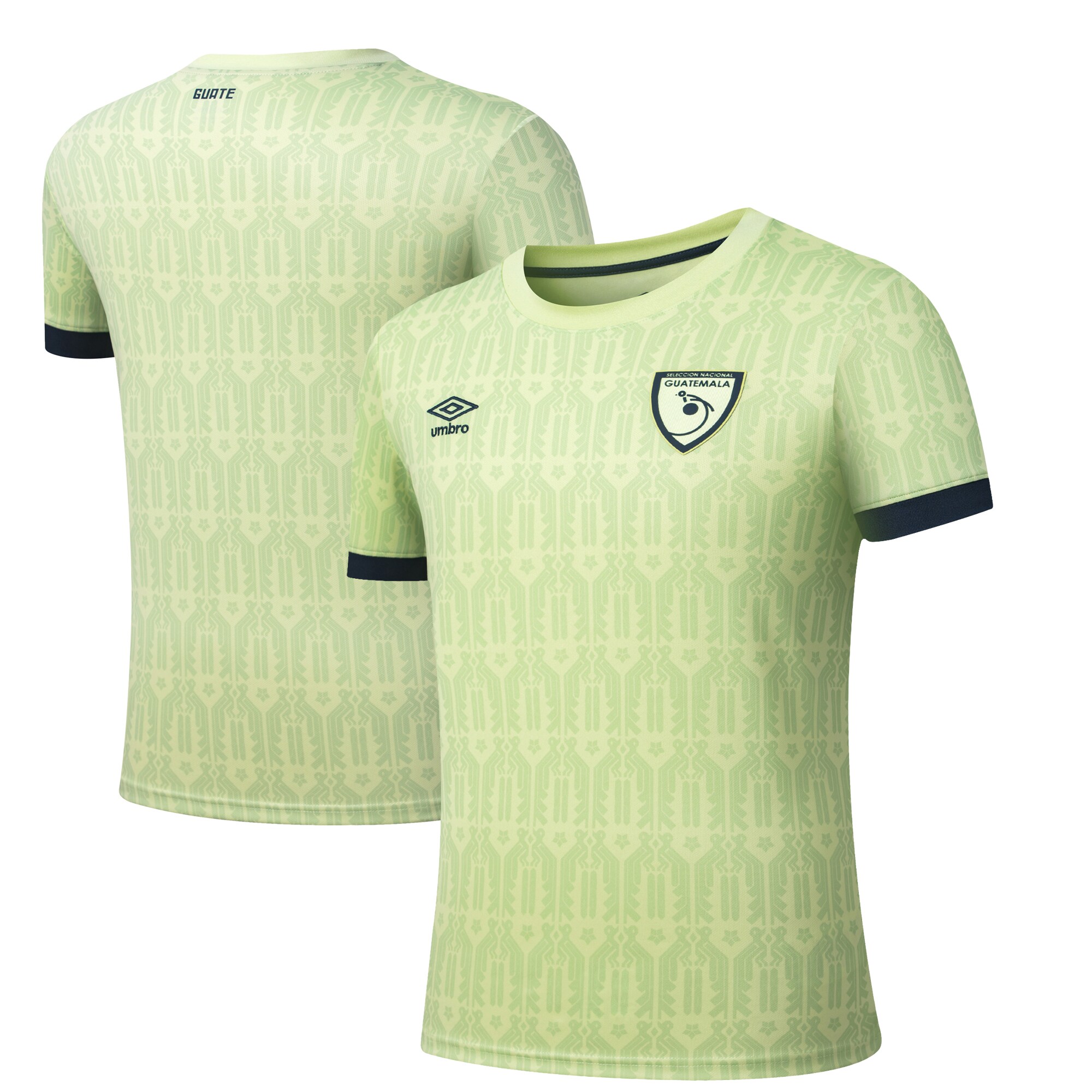 guatemala national team umbro 2025 pre-match jersey – green Collection – Brazil World Cup Jerseys and T-Shirts