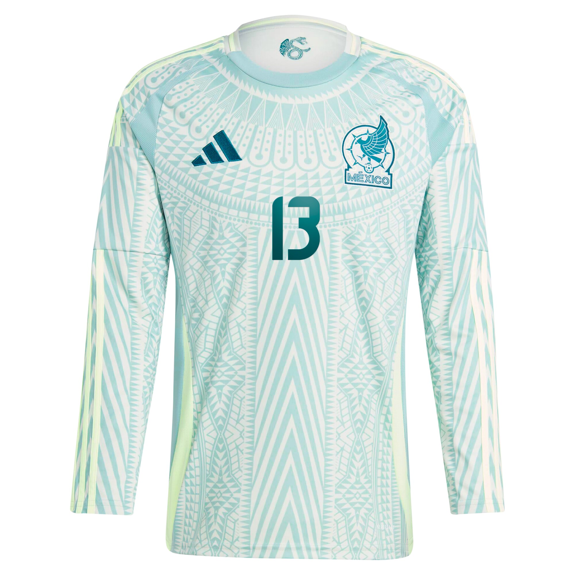 guillermo ochoa mexico national team adidas 2024 away replica player long sleeve jersey – green Collection – Brazil World Cup Jerseys and T-Shirts