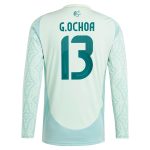 guillermo ochoa mexico national team adidas 2024 away replica player long sleeve jersey – green Collection – Brazil World Cup Jerseys and T-Shirts
