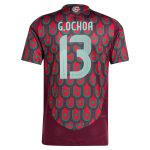guillermo ochoa mexico national team adidas 2024 home authentic player jersey – burgundy Collection – Brazil World Cup Jerseys and T-Shirts