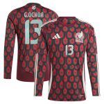 guillermo ochoa mexico national team adidas 2024 home replica player long sleeve jersey – burgundy Collection – Brazil World Cup Jerseys and T-Shirts