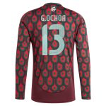 guillermo ochoa mexico national team adidas 2024 home replica player long sleeve jersey – burgundy Collection – Brazil World Cup Jerseys and T-Shirts