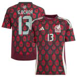 guillermo ochoa mexico national team adidas youth 2024 home replica player jersey – burgundy Collection – Brazil World Cup Jerseys and T-Shirts