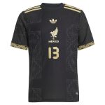 guillermo ochoa mexico national team adidas youth 2025 third authentic player jersey – black Collection – Brazil World Cup Jerseys and T-Shirts