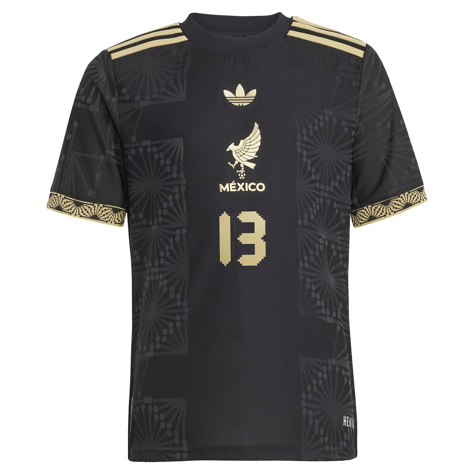 guillermo ochoa mexico national team adidas youth 2025 third authentic player jersey – black Collection – Brazil World Cup Jerseys and T-Shirts