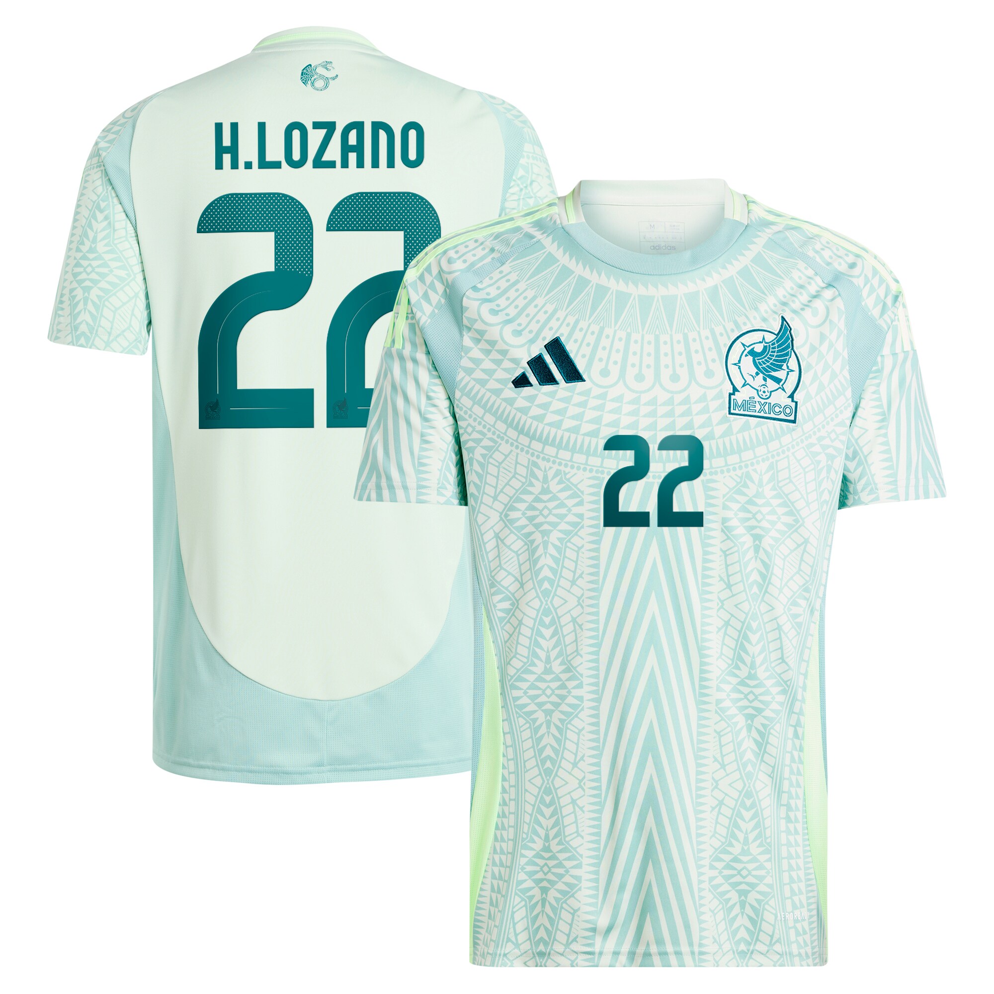 hirving lozano mexico national team adidas 2024 away replica player jersey – green Collection – Brazil World Cup Jerseys and T-Shirts