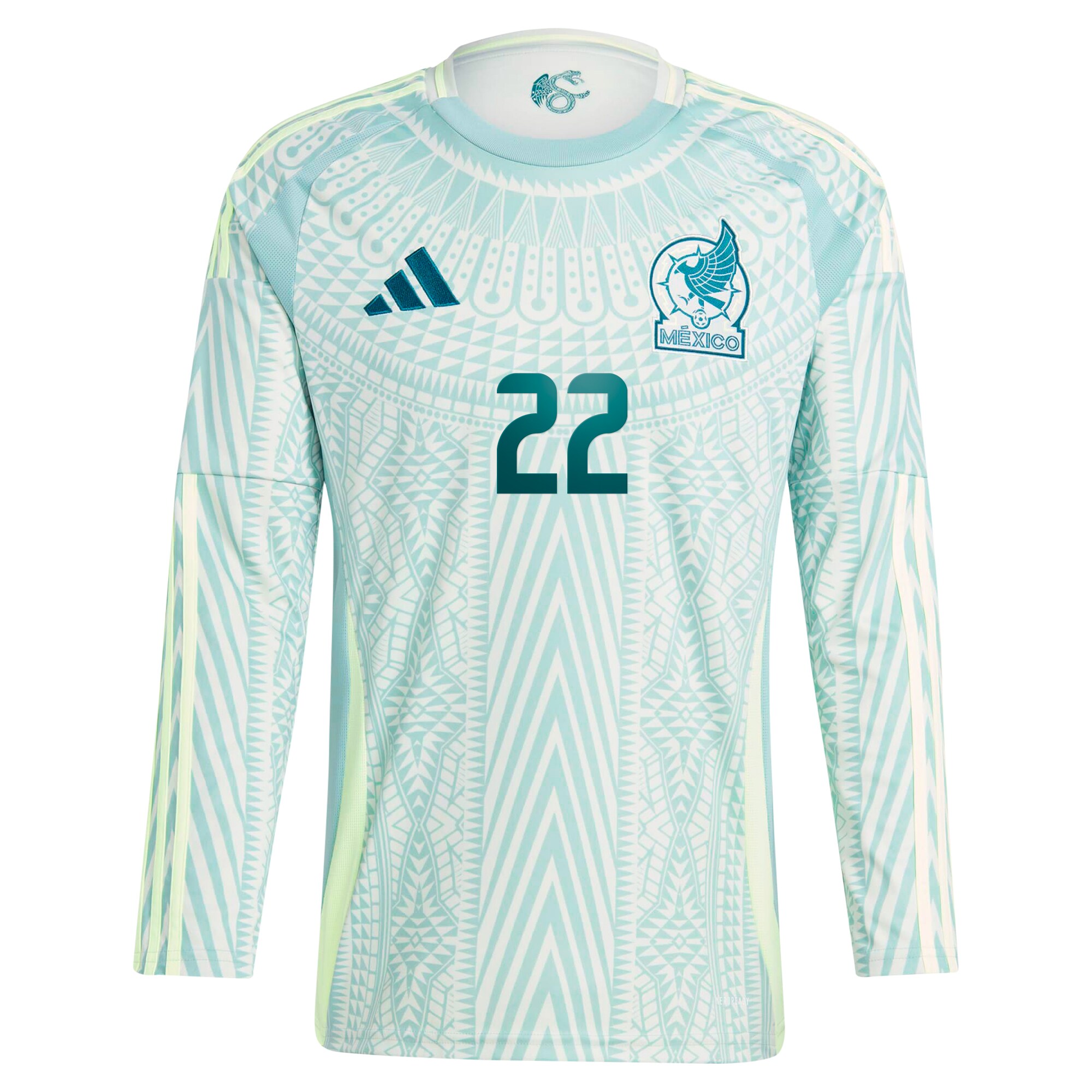 hirving lozano mexico national team adidas 2024 away replica player long sleeve jersey – green Collection – Brazil World Cup Jerseys and T-Shirts