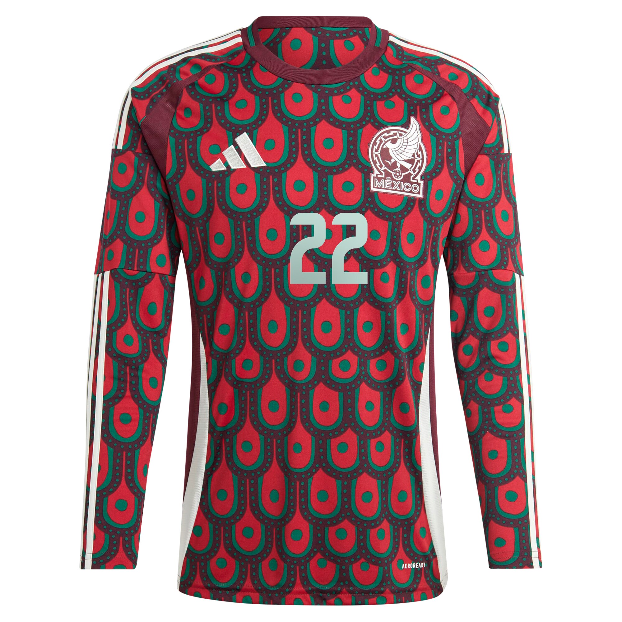 hirving lozano mexico national team adidas 2024 home replica player long sleeve jersey – burgundy Collection – Brazil World Cup Jerseys and T-Shirts