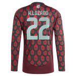 hirving lozano mexico national team adidas 2024 home replica player long sleeve jersey – burgundy Collection – Brazil World Cup Jerseys and T-Shirts