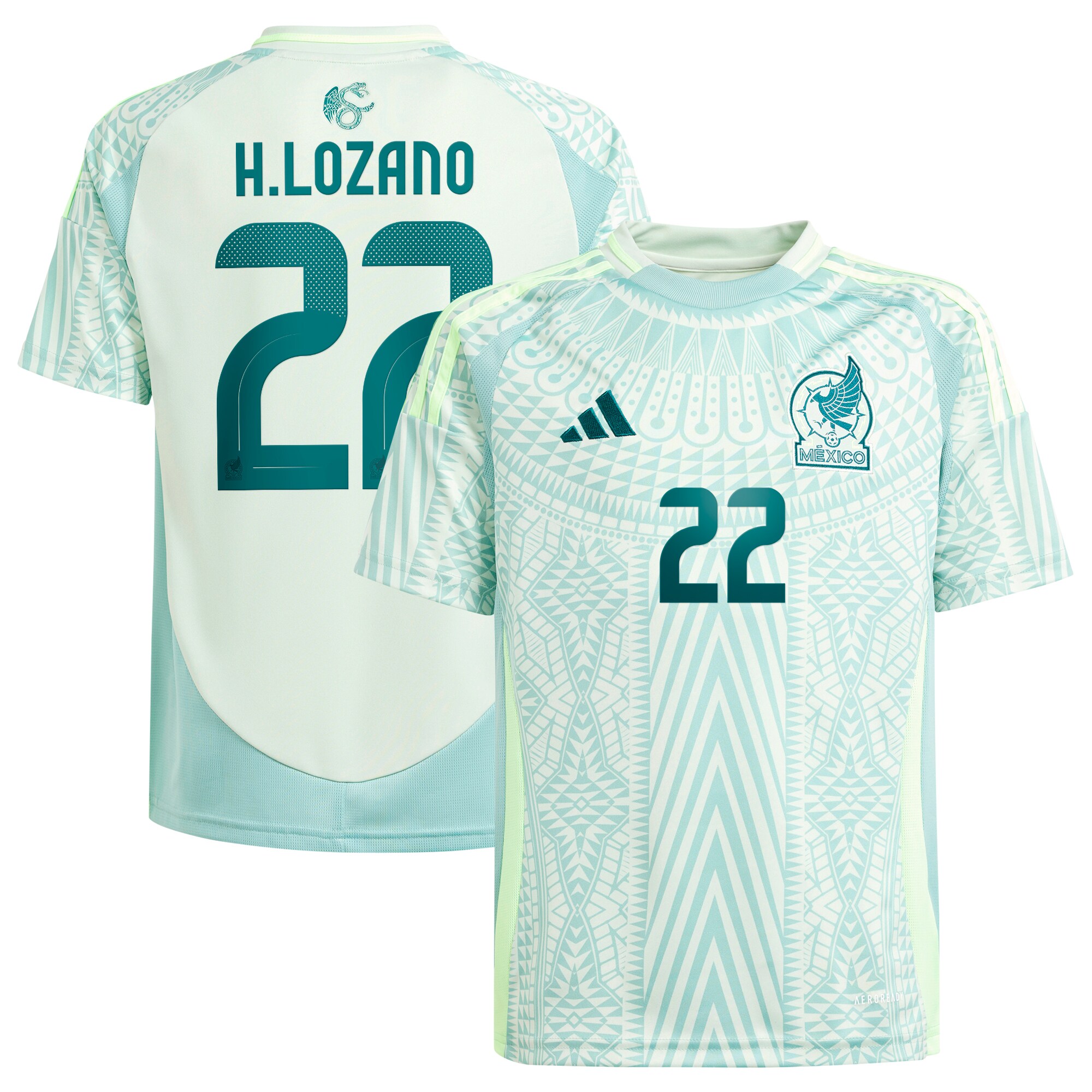 hirving lozano mexico national team adidas youth 2024 away replica player jersey – green Collection – Brazil World Cup Jerseys and T-Shirts