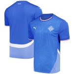 iceland national team puma 2024 home replica jersey – blue Collection – Brazil World Cup Jerseys and T-Shirts