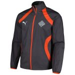 iceland national team puma 2024 pre-match full-zip hoodie jacket – charcoal Collection – Brazil World Cup Jerseys and T-Shirts