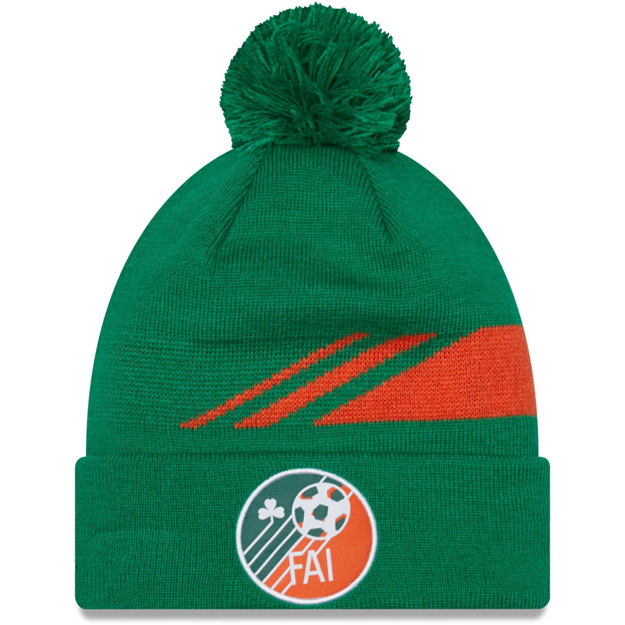 ireland national team new era sport cuffed knit hat with pom – green Collection – Brazil World Cup Jerseys and T-Shirts