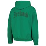 ireland national team old english oversized raglan pullover hoodie – green Collection – Brazil World Cup Jerseys and T-Shirts