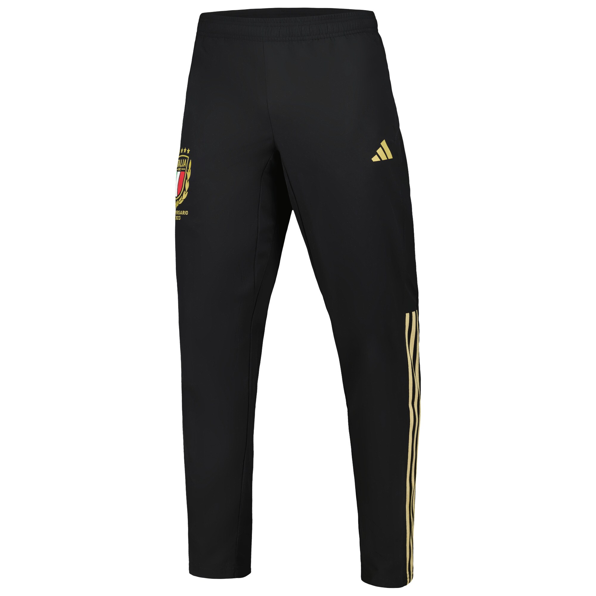 italy national team adidas 125th anniversary pants – black Collection – Brazil World Cup Jerseys and T-Shirts