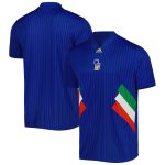 italy national team adidas football icon jersey – blue Collection – Brazil World Cup Jerseys and T-Shirts