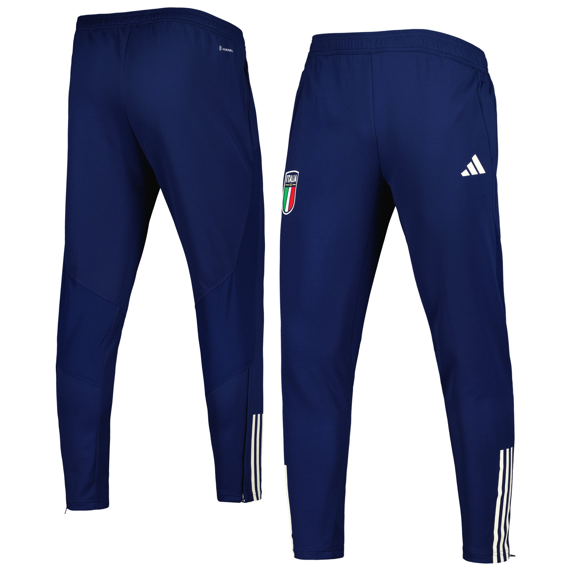 italy national team adidas team aeroready training pants – blue Collection – Brazil World Cup Jerseys and T-Shirts
