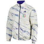 italy national team adidas team logo anthem reversible full-zip jacket – white Collection – Brazil World Cup Jerseys and T-Shirts