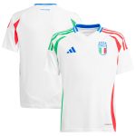 italy national team adidas youth 2024 away replica jersey – white Collection – Brazil World Cup Jerseys and T-Shirts